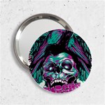 Anarchy Skull And Birds 2.25  Handbag Mirrors