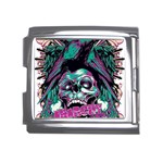 Anarchy Skull And Birds Mega Link Italian Charm (18mm)