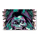 Anarchy Skull And Birds Magnet (Rectangular)