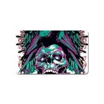 Anarchy Skull And Birds Magnet (Name Card)