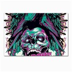 Anarchy Skull And Birds Postcard 4 x 6  (Pkg of 10)