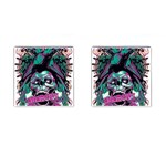 Anarchy Skull And Birds Cufflinks (Square)