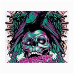 Anarchy Skull And Birds Small Glasses Cloth (2 Sides)