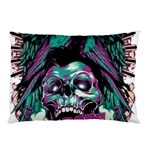 Anarchy Skull And Birds Pillow Case
