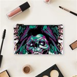 Anarchy Skull And Birds Cosmetic Bag (Small)