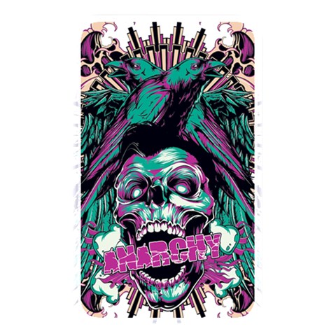 Anarchy Skull And Birds Memory Card Reader (Rectangular) from ArtsNow.com Front