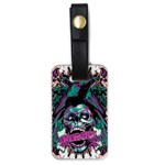 Anarchy Skull And Birds Luggage Tag (one side)