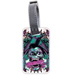 Anarchy Skull And Birds Luggage Tag (two sides)
