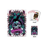 Anarchy Skull And Birds Playing Cards Single Design (Mini)