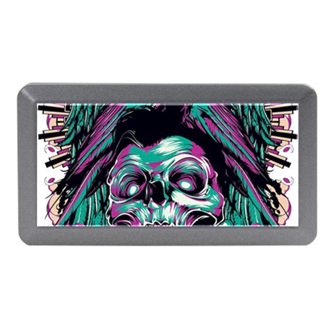 Anarchy Skull And Birds Memory Card Reader (Mini) from ArtsNow.com Front