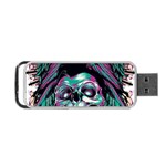Anarchy Skull And Birds Portable USB Flash (One Side)