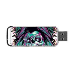 Anarchy Skull And Birds Portable USB Flash (Two Sides) from ArtsNow.com Back