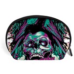 Anarchy Skull And Birds Accessory Pouch (Large)