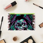 Anarchy Skull And Birds Cosmetic Bag (XS)