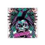 Anarchy Skull And Birds Satin Bandana Scarf 22  x 22 