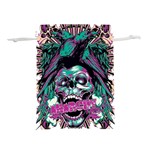 Anarchy Skull And Birds Lightweight Drawstring Pouch (L)