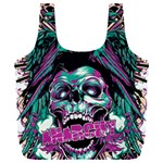 Anarchy Skull And Birds Full Print Recycle Bag (XXL)