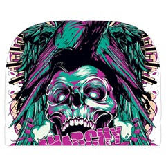 Anarchy Skull And Birds Make Up Case (Large) from ArtsNow.com Front