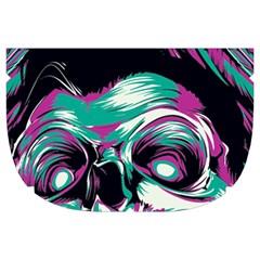 Anarchy Skull And Birds Make Up Case (Large) from ArtsNow.com Side Right