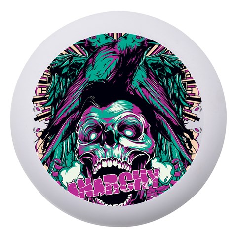 Anarchy Skull And Birds Dento Box with Mirror from ArtsNow.com Front