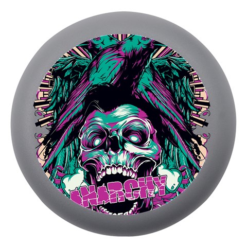 Anarchy Skull And Birds Dento Box with Mirror from ArtsNow.com Front