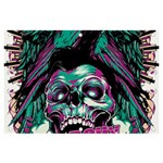 Anarchy Skull And Birds Banner and Sign 6  x 4 