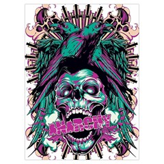 Anarchy Skull And Birds Playing Cards Single Design (Rectangle) with Custom Box from ArtsNow.com Card