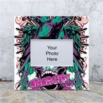 Anarchy Skull And Birds White Box Photo Frame 4  x 6 