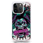 Anarchy Skull And Birds iPhone 14 Pro TPU UV Print Case