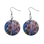 Abstract blend V Mini Button Earrings