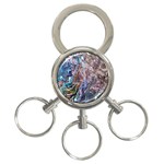 Abstract blend V 3-Ring Key Chain