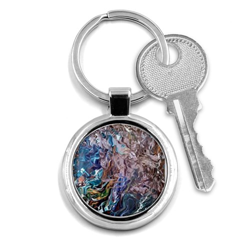 Abstract blend V Key Chain (Round) from ArtsNow.com Front