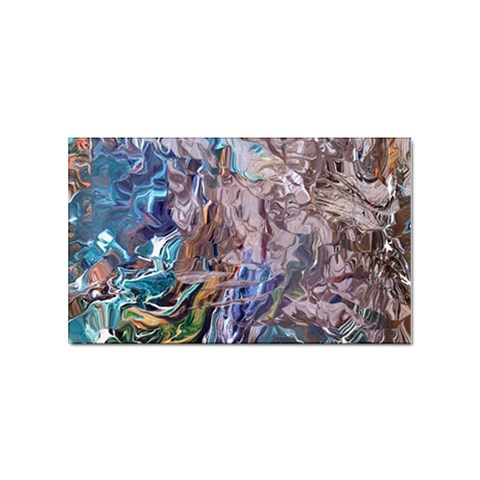 Abstract blend V Sticker (Rectangular) from ArtsNow.com Front