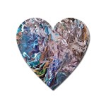 Abstract blend V Heart Magnet