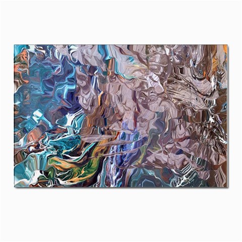 Abstract blend V Postcard 4 x 6  (Pkg of 10) from ArtsNow.com Front