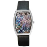 Abstract blend V Barrel Style Metal Watch