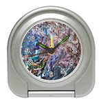 Abstract blend V Travel Alarm Clock