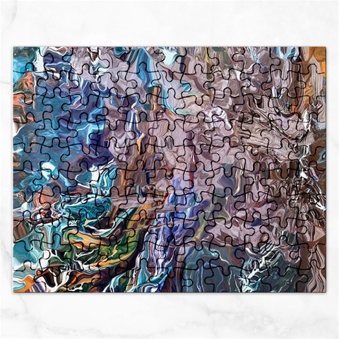 Abstract blend V Rectangular Jigsaw Puzzl from ArtsNow.com Front