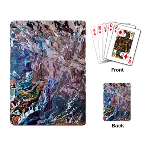 Abstract blend V Playing Cards Single Design (Rectangle) from ArtsNow.com Back