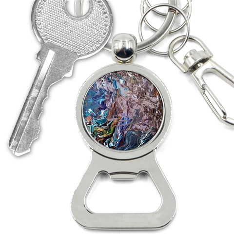 Abstract blend V Bottle Opener Key Chain from ArtsNow.com Front