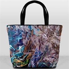Abstract blend V Bucket Bag from ArtsNow.com Back