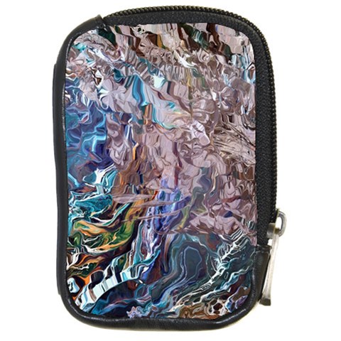 Abstract blend V Compact Camera Leather Case from ArtsNow.com Front