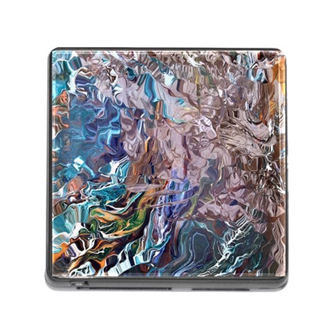 Abstract blend V Memory Card Reader (Square 5 Slot) from ArtsNow.com Front