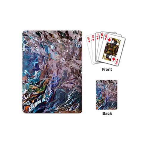 Abstract blend V Playing Cards Single Design (Mini) from ArtsNow.com Back