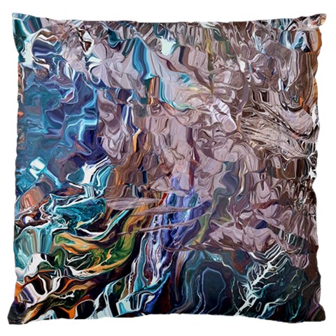 Abstract blend V Large Cushion Case (One Side) from ArtsNow.com Front
