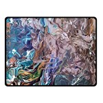 Abstract blend V Two Sides Fleece Blanket (Small)