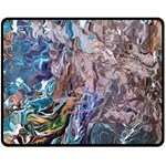 Abstract blend V Two Sides Fleece Blanket (Medium)