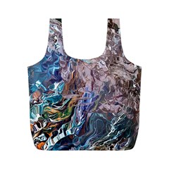 Abstract blend V Full Print Recycle Bag (M) from ArtsNow.com Front