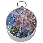 Abstract blend V Silver Compasses
