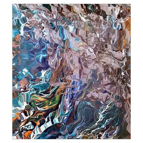 Abstract blend V Drawstring Pouch (Small) from ArtsNow.com Front